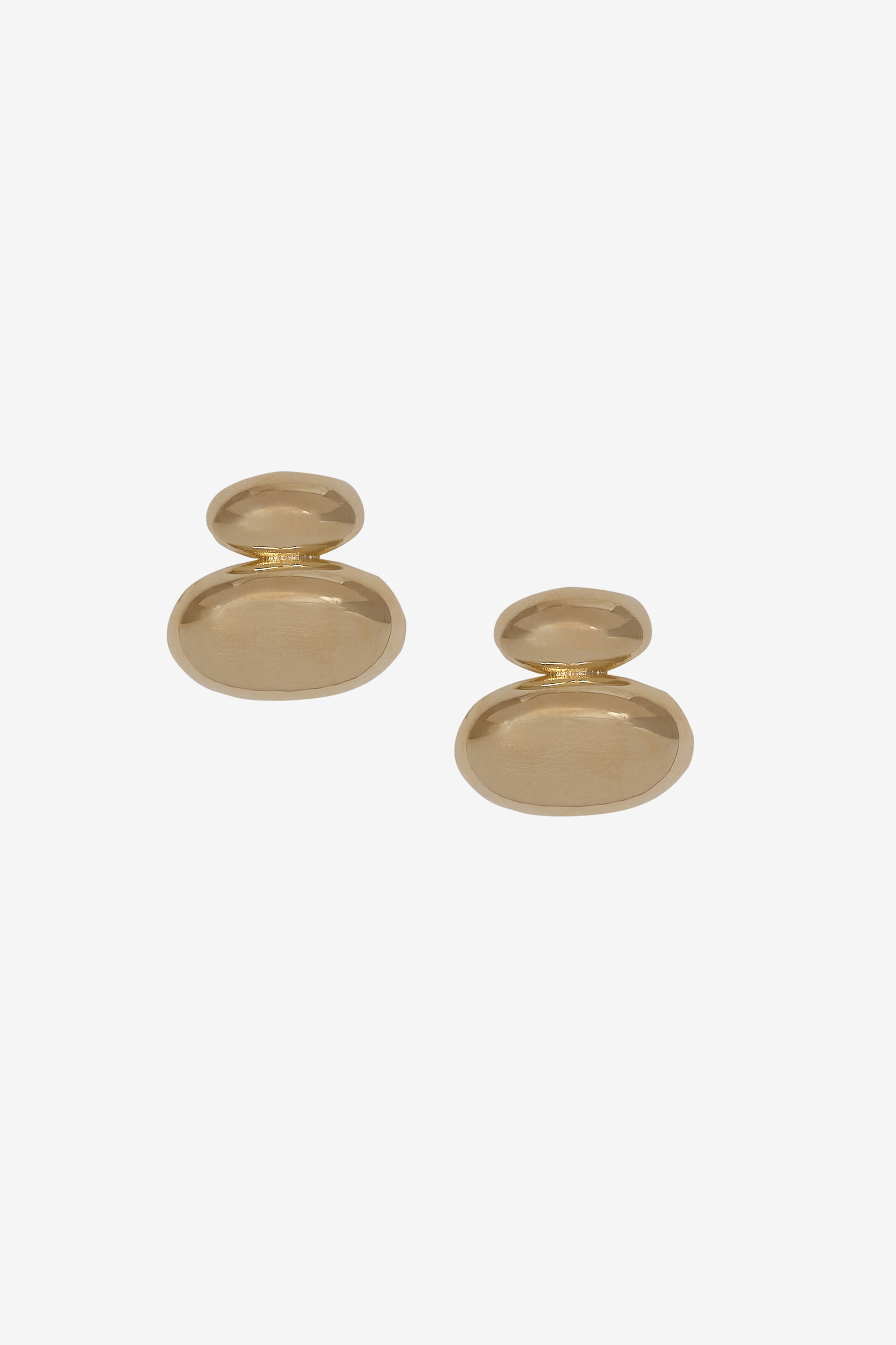 Mini Gold Henge Earrings, , image 1